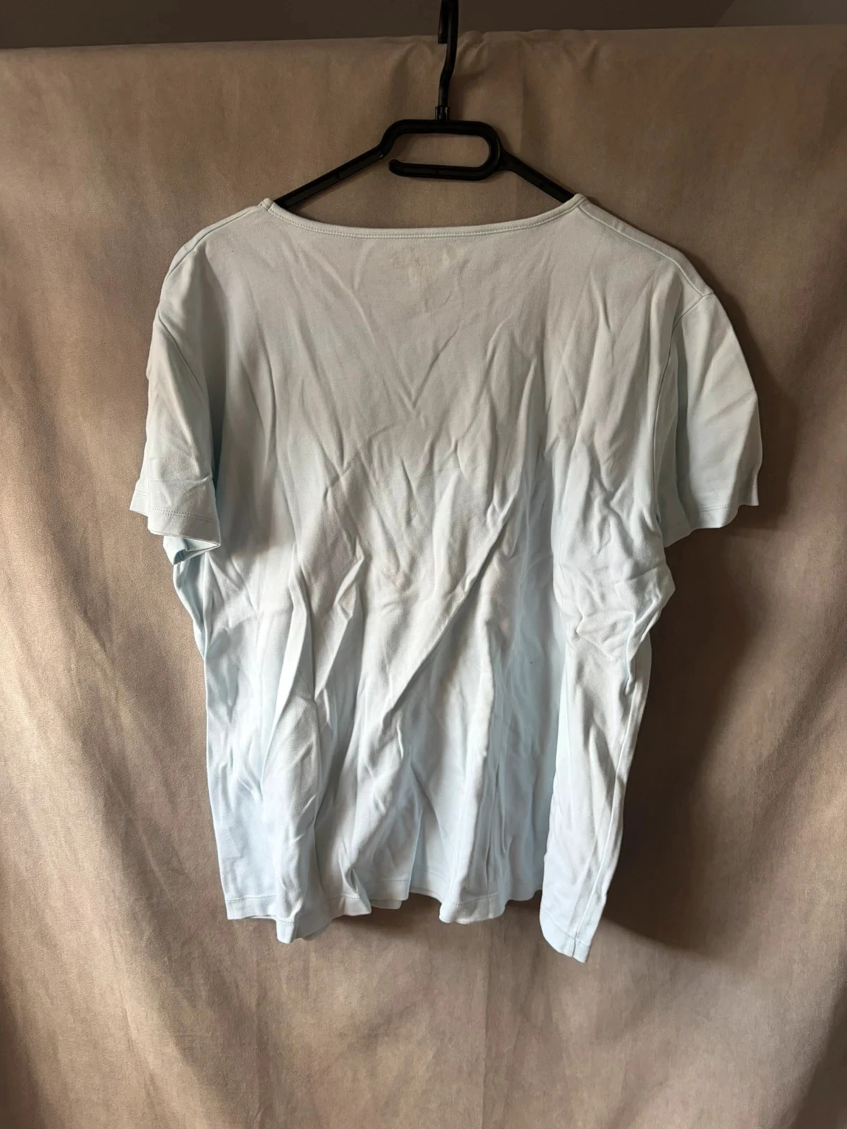 Camiseta azul claro lisa talla xxxl – photo 3